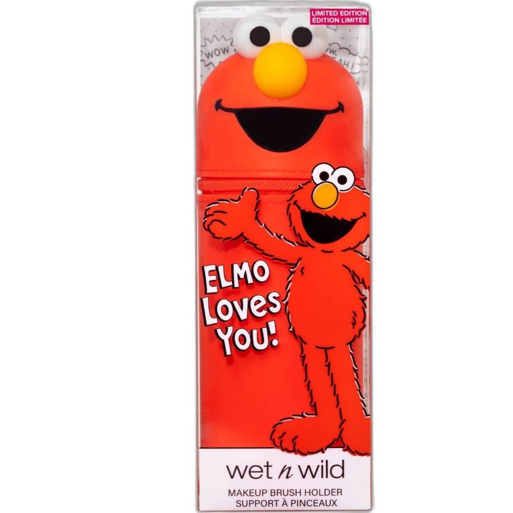 Wet N Wild ELMO Sesame Street Collection Red Makeup Brush Holder NEW